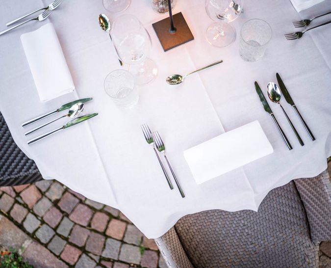 Ein gedeckter Tisch
