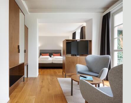 Junior Suite con una zona notte e una zona giorno