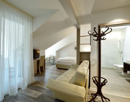 Eine Suite mit Terrasse